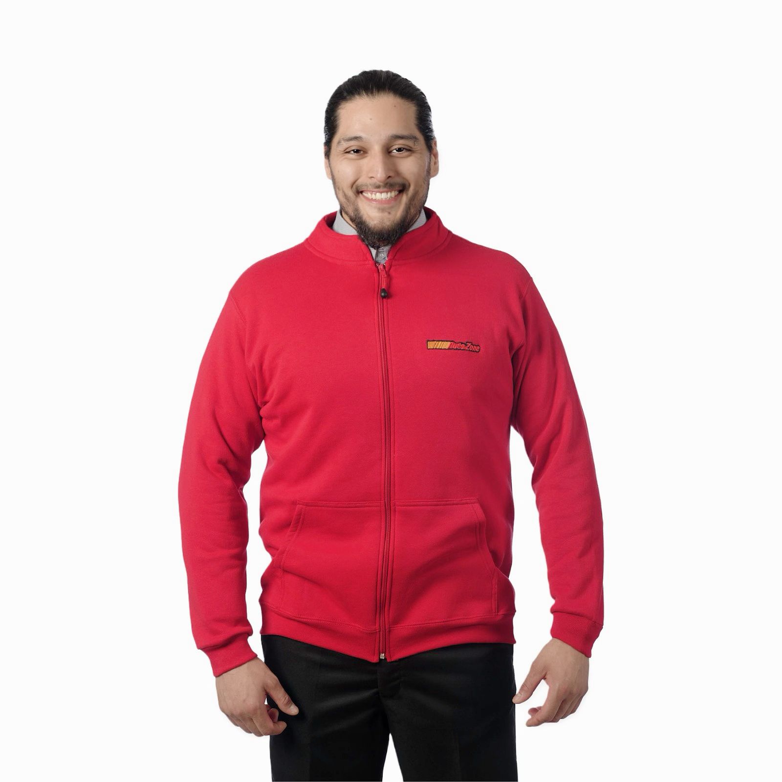 Sudadera con cierre Roja