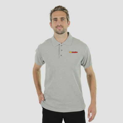 Playera Polo Caballero, Gris