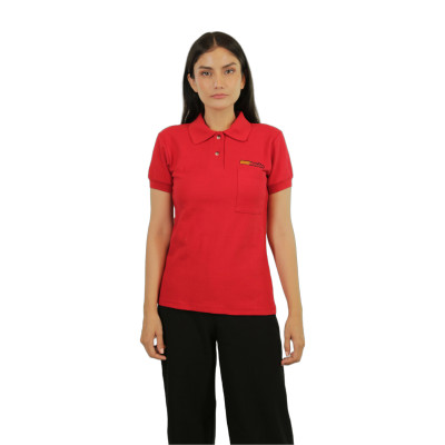 Playera Polo Dama, Roja